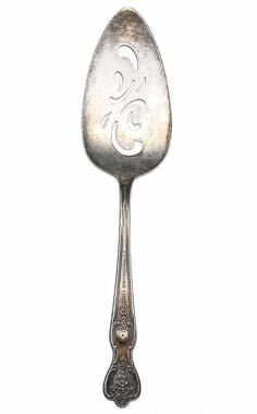 Vtg. WM Rogers Extra Plate Pierced Cake Pie Server Original Rogers Silverplate